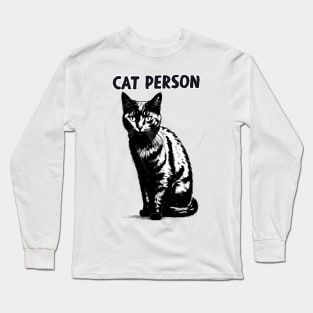 Cat Person Long Sleeve T-Shirt